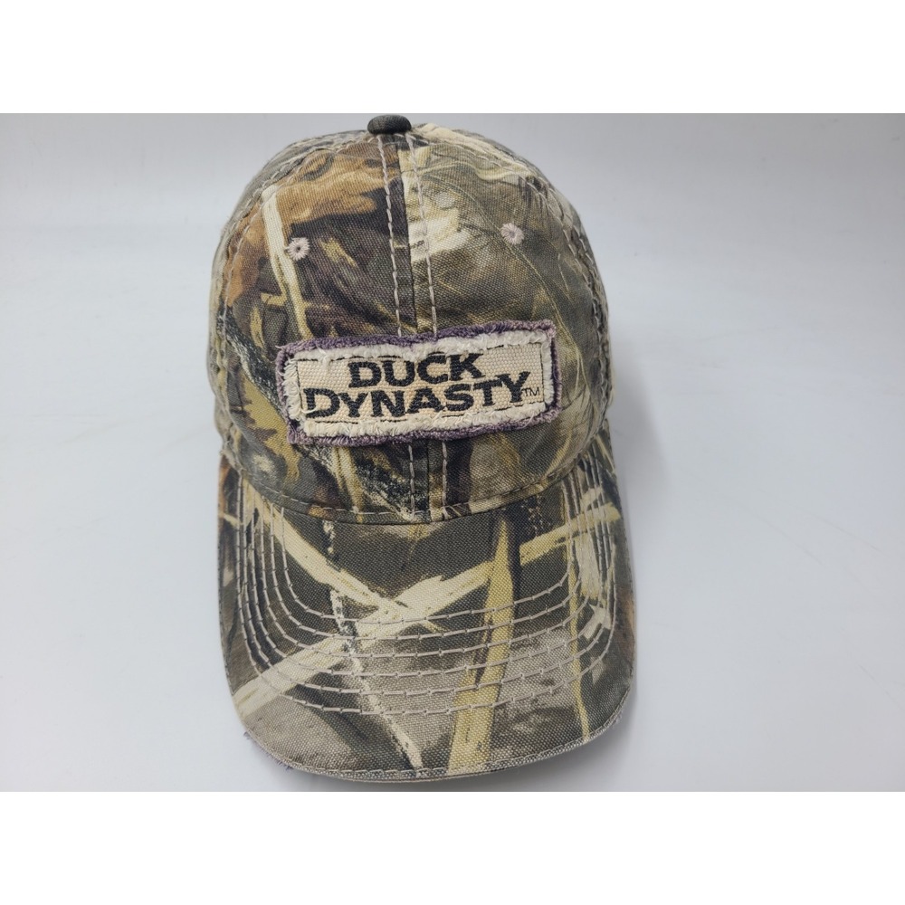 Duck Dynasty Camo Strapback Adjustable Hat Cap Hunt Fish Outdoor Men Women Brown